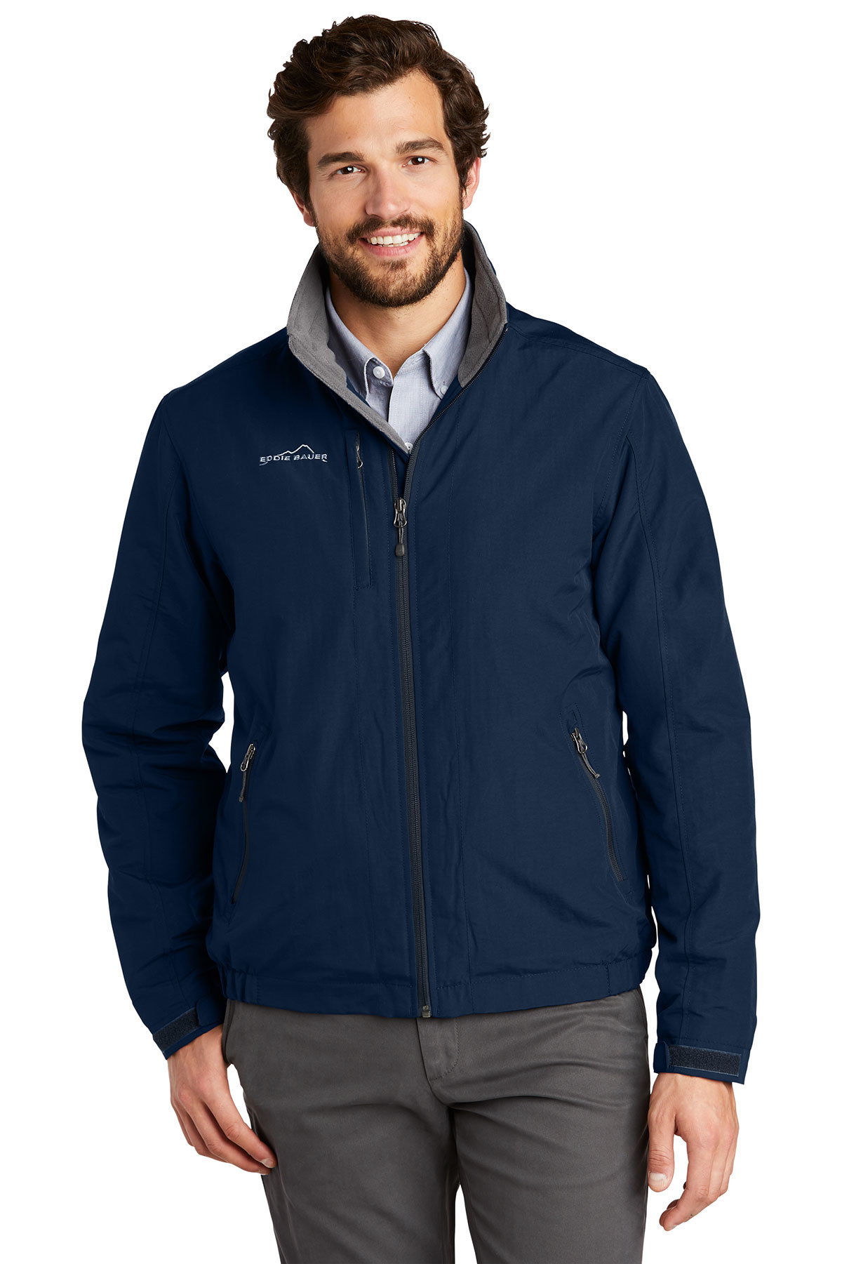 Pile lined twill jacket shop