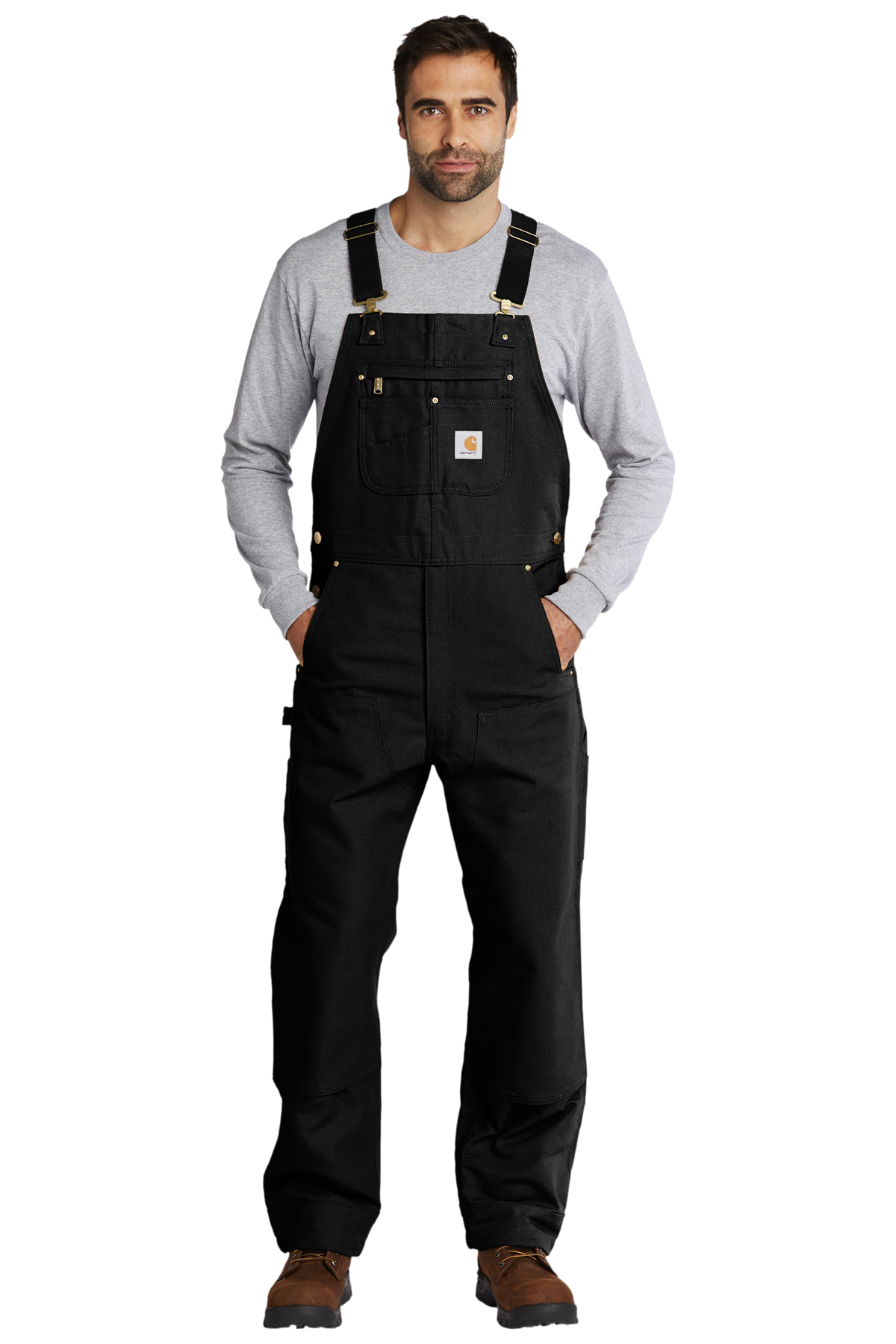 Carhartt Duck Unlined Bib Overalls | Product | SanMar