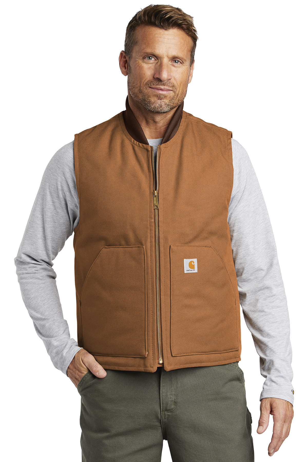 Carhartt canvas vest best sale