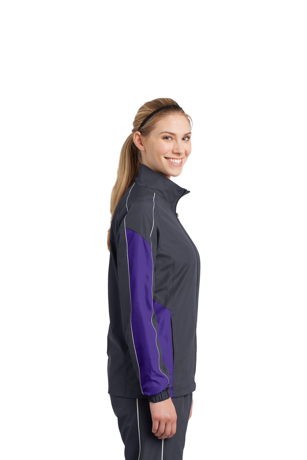 Sport-Tek Ladies Piped Colorblock Wind Jacket | Product | Company Casuals